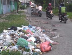 Aroma Busuk Keluar dari Tumpukan Sampah yang Dibuang Sembarangan