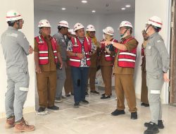 Progres Pengerjaan Gedung Tower 1 RS Haji Medan, 73 Persen