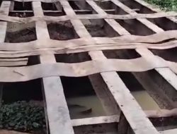 Jembatan Pondok Panjang di Bandar Kalipah Sergai, Ancam Keselamatan Warga