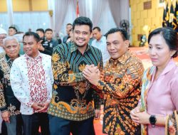 Bobby Nasution Hadiri Malam Pisah Sambut Kapolda Sumut