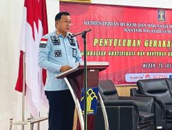 Kemenkumham Sumut Gelar Penyuluhan Gerakan Anti Korupsi