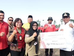 Bupati Sergai Pimpin Apel Pengukuhan Pengurus Kampung Siaga Bencana