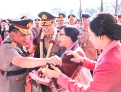 Kapolda Sumut Irjen Pol Agung Setya Terima Penyambutan, Irjen Pol Panca Izin Pamit