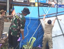 Papan Reklame Tanpa Ijin di Simalungun Ditertibkan