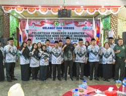 Lantik Pengurus PGRI Sergai, Adlin Tambunan : Guru ‘Tonggak’ Pembangunan
