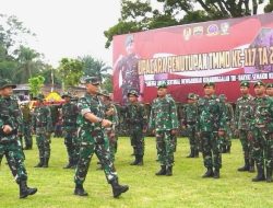 Danrem 022/PT Brigjen TNI Luqman Arief Tutup TMMD ke 117 di Nagori Mekarsari