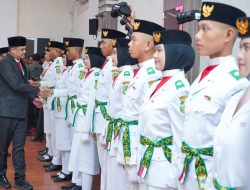Kukuhkan 42 Anggota Paskibra, Bobby Nasution: Jadikan Diri, Keluarga dan Sekolah Bangga