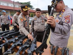 Kapolres Pematang Siantar Cek Randis, Senjata dan Alusista Anggota