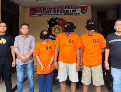 Dua Pria dan Seorang Wanita Pelaku Perampokan Mobil di Medan Diringkus Polisi