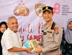 Peduli Budaya Literasi, Kapolres Tebing Tinggi Bagikan Buku ke Panti Asuhan