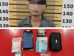 Miliki 4 Paket Sabu Siap Edar, Pria Ini Dibekuk Satresnarkoba Polres Tebing Tinggi
