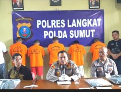 Pasca Korban Tewas dalam Bentrok 2 OKP, Polres Langkat Tangkap 5 Tersangka