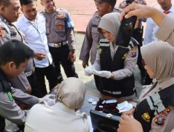 Polres Langkat Mendadak Tes Urin Personel yang Dipilih Acak
