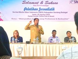 Buka Pelatihan Jurnalistik, Bupati Sergai: Jurnalisme Berintegritas Aset Berharga Bagi Masyarakat
