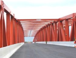 Ini Jembatan Rangka Baja Terpanjang di Jalan Tol Trans Sumatera