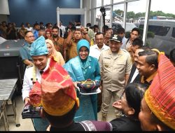 Kedatangan Pj Gubernur Sumut Hassanudin disambut di Bandara Kualanamu