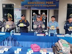 Tim F1QR Lanal TBA Gagalkan Penyelundupan 7 Kg Sabu