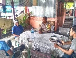 Bhabinkamtibmas Polsek Dolok Merawan Sampaikan Pesan Kamtibmas dan Cooling System