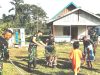 Satgas Yonif 122/TS Bersihkan Lingkungan Gereja GKI Kampung Pikere Papua