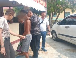 Polsek Bandar Khalipah Amankan Pelaku Curat