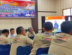 BPBD Medan Workshop  Peningkatan Kapasitas Personil Dalam Komunikasi Kebencanaan