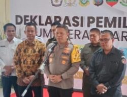 18 Partai Peserta Pemilu Deklarasi Pemilu Damai 2024 di Polda Sumut