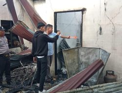 Satu Rumah dan Tiga Motor Hangus Terbakar di Sei Bamban, Sergai