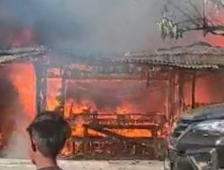 Tiga Rumah Warga di Rampah Kiri Sergai, Terbakar