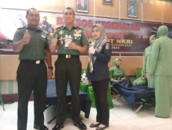 Menyambut HUT Ke-78 TNI, Kodim 0208/AS Gelar Baksos Kesehatan