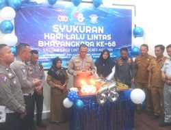 Polres Asahan Syukuran Hari Lalu Lintas Bhayangkara Ke-68