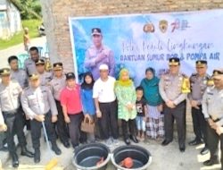 Polres Tebing Tinggi Renovasi Sumur Bor dan Kamar Mandi Umum Milik Warga
