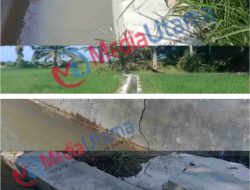 Pekerjaan Lening Saluran Irigasi Desa Bandar Tengah, Diduga Proyek Siluman