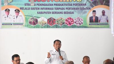 Launching SiDuTAN, Bupati Minta Petani Sergai Ubah Fokus ke Produktivitas