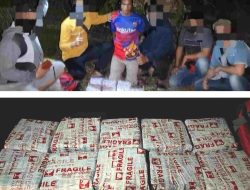 Prajurit TNI di Wilayah Perbatasan RI-Malaysia Gagalkan Penyeludupan 11 Kg Sabu