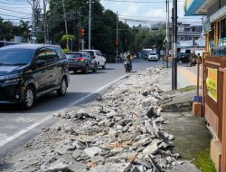 Atasi Genangan Air, Dinas SDABMBK Bangun Saluran Drainase Baru di Jalan Tengku Umar