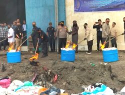 BC Teluk Nibung Musnahkan Barang Ilegal Hasil Penindakan Bernilai Rp 8 M Lebih