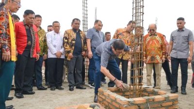 Menkumham Letakkan Batu Pertama Penambahan Pembangunan Vihara Salah Satu Tertua di Indonesia