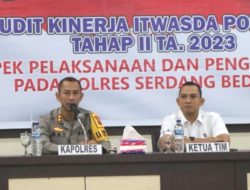 Kapolres Sergai Terima Tim Audit Kinerja Itwasda Polda Sumut