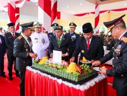Kapolda Sumut Hadiri Upacara Peringatan HUT TNI Ke 78 Tahun
