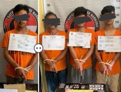 Polres Toba Bekuk 4 Terduga Pelaku Narkoba