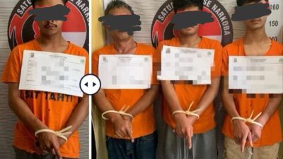 Polres Toba Bekuk 4 Terduga Pelaku Narkoba