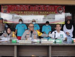 Polres Asahan Ungkap Jaringan Narkoba Antar Negara, 3 Pelakunya Ditangkap