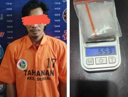 Terduga Pengedar Sabu di Pegajahan Sergai, Diringkus Polisi