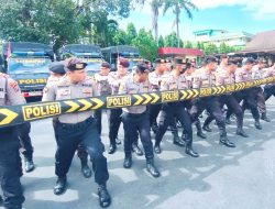 Jelang Pemilu 2024, Polrestabes Medan Gelar Latihan Dalmas