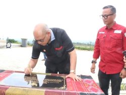 Bupati Taput Resmikan DTW Salib Kasih di Siatas Barita