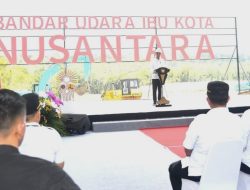 Tingkatkan Konektivitas dan Daya Saing IKN, Presiden Jokowi Groundbreaking Bandara IKN