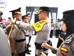 Jabatan Kasat Lantas, Kasat Tahti dan Kapolsek Kutalimbaru Diserahterimakan
