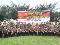 Kapolres Sergai Pimpin Korps Rapor Kenaikan Pangkat 38 Personel