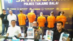 Ungkap Perjudian Online, Lima Pelaku Diamankan Polres Tanjung Balai