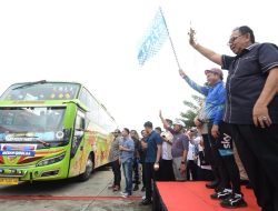 Pj Gubernur Lepas 1200 Peserta Mudik Gratis Nataru